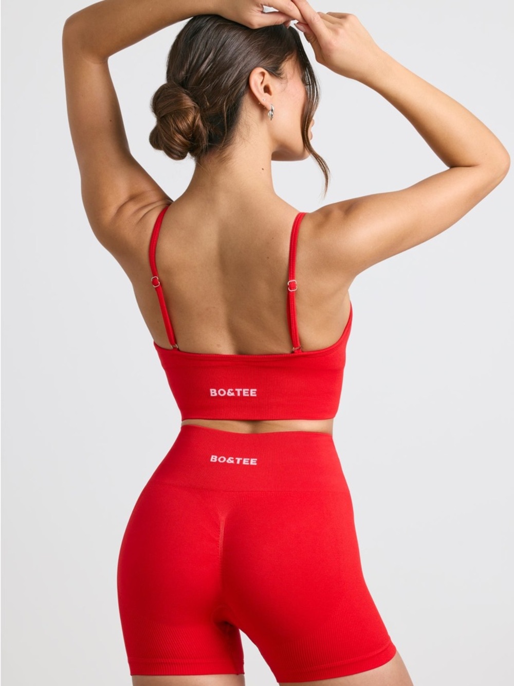 Bo & Tee Red High-Waist Red Women’s Shorts BNWT